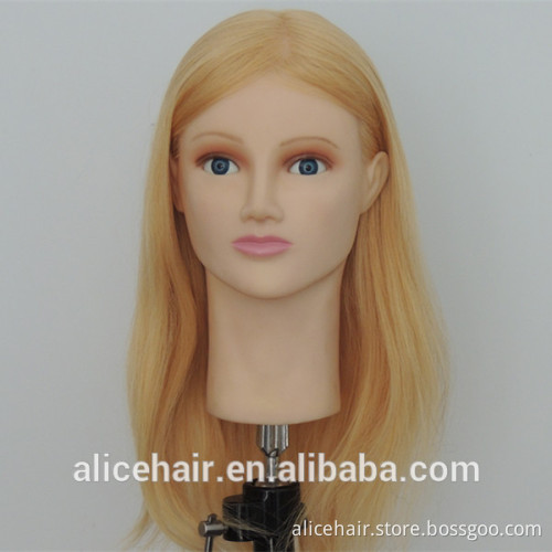 Factory sales cheap training mannequin head with hair